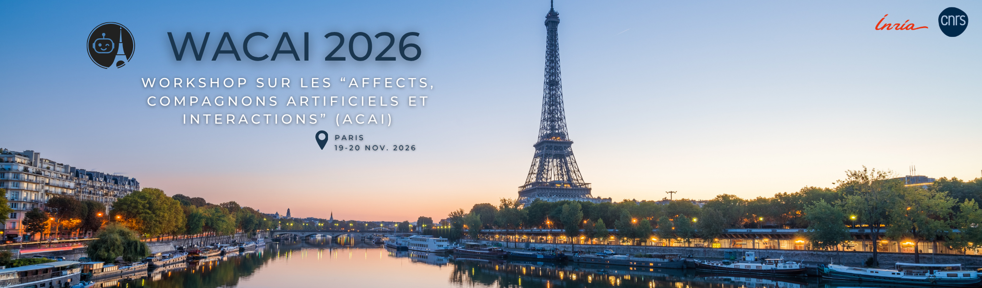 Workshop sur les “Affects, Compagnons Artificiels et Interactions” (ACAI)>